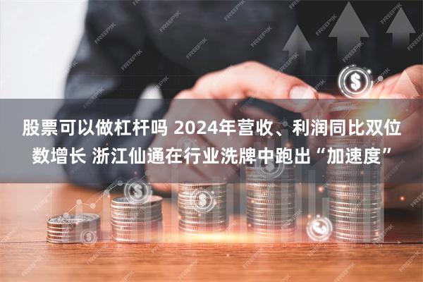 股票可以做杠杆吗 2024年营收、利润同比双位数增长 浙江仙通在行业洗牌中跑出“加速度”