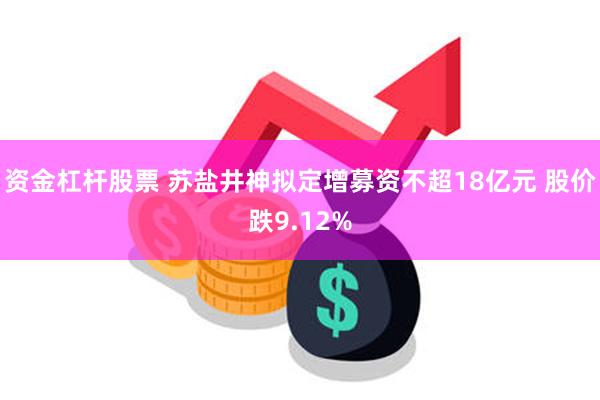 资金杠杆股票 苏盐井神拟定增募资不超18亿元 股价跌9.12%