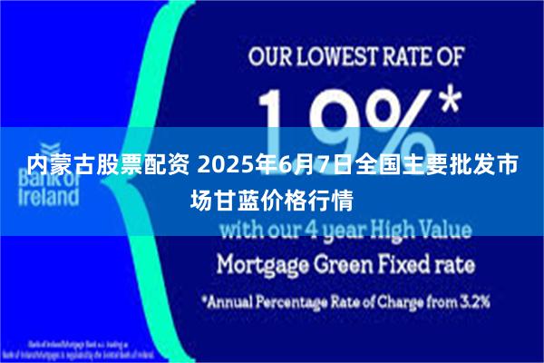 内蒙古股票配资 2025年6月7日全国主要批发市场甘蓝价格行情