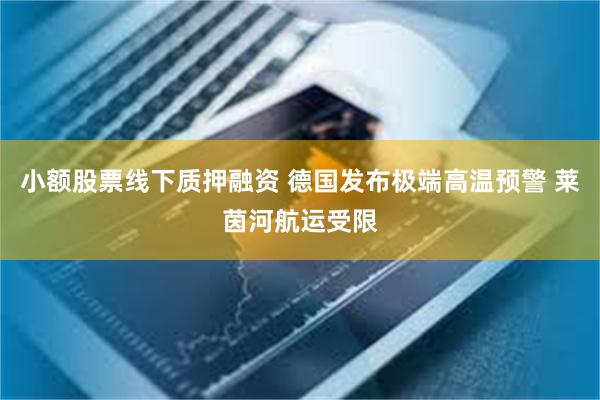 小额股票线下质押融资 德国发布极端高温预警 莱茵河航运受限