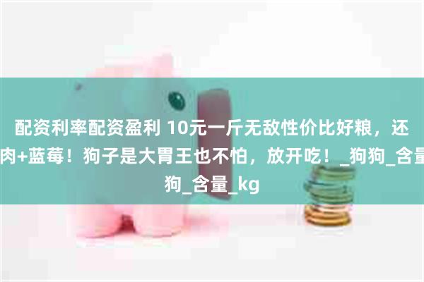配资利率配资盈利 10元一斤无敌性价比好粮，还是牛肉+蓝莓！狗子是大胃王也不怕，放开吃！_狗狗_含量_kg