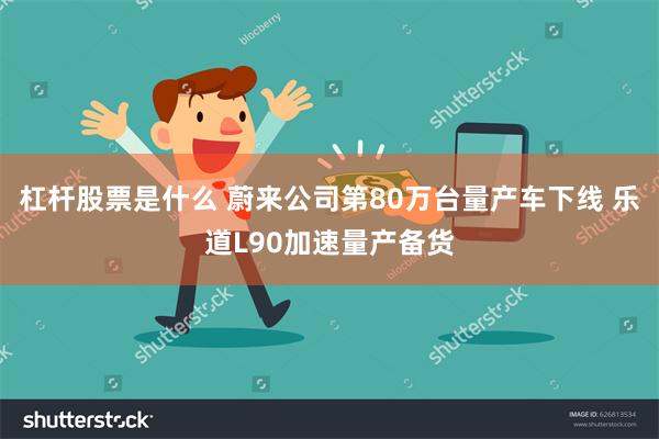 杠杆股票是什么 蔚来公司第80万台量产车下线 乐道L90加速量产备货