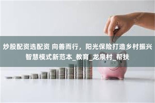 炒股配资选配资 向善而行，阳光保险打造乡村振兴智慧模式新范本_教育_龙泉村_帮扶
